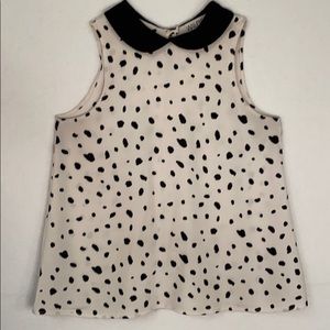 WILDFOX Date Night Confetti Top A-line rayon sz S